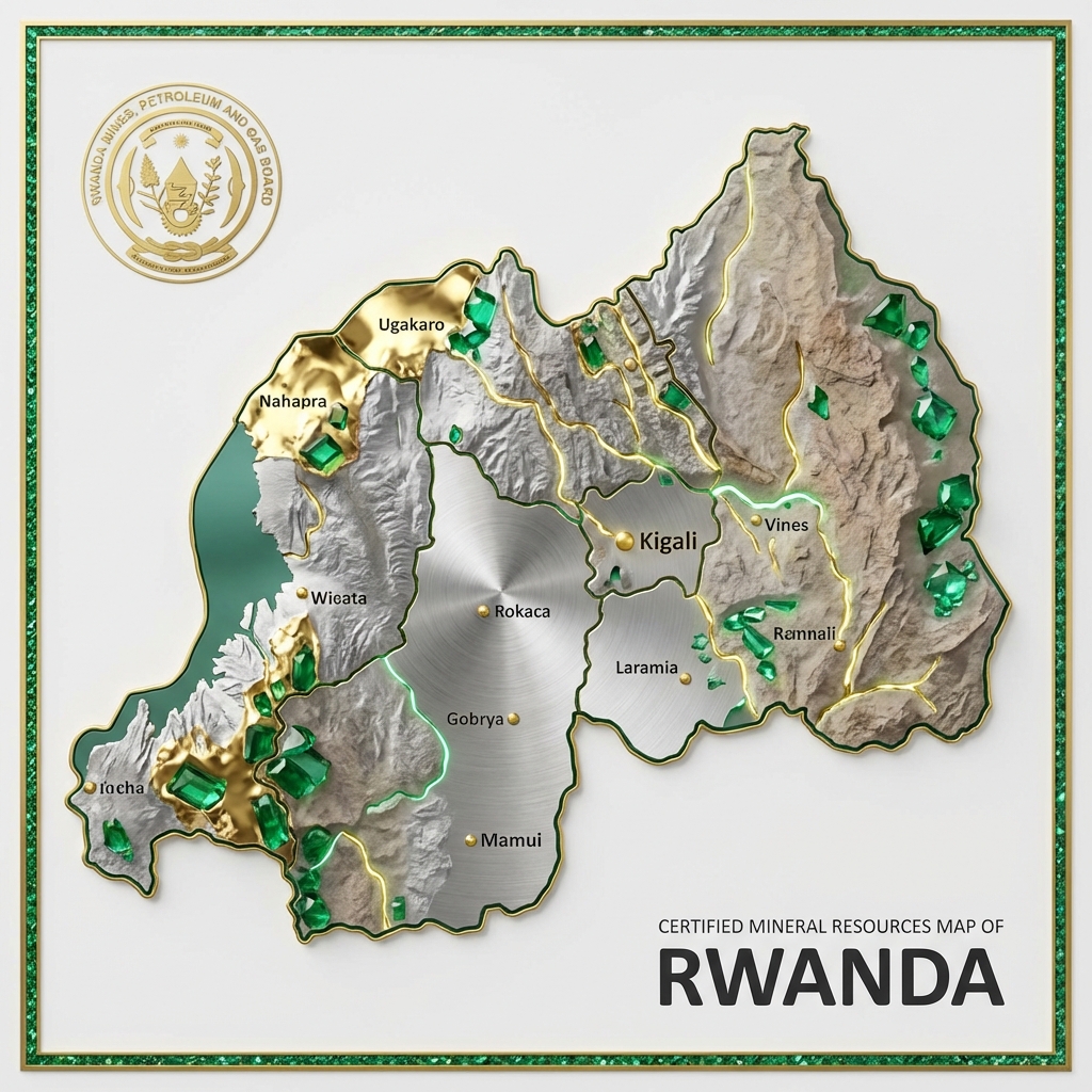Mineral Map of Rwanda